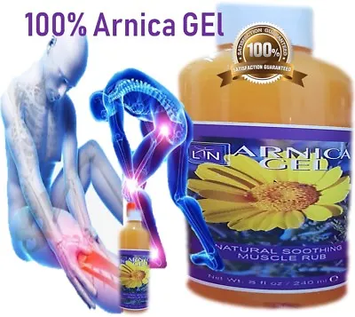 8 Oz Arnica Montana Gel Cream Support Relief Bruises Muscle Aches Natural • $13.45