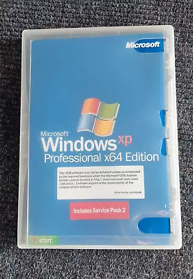 New Microsoft Windows XP Professional X64 Edition 64-Bit Full Version With Key • $149