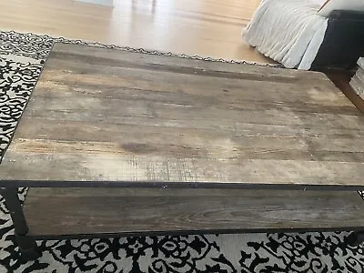 $500 • Buy Restoration Hardware Dutch Industrial Coffee Table And Side Table