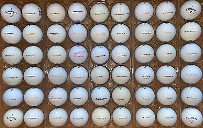 54 Callaway Golf Balls - Very Good To Near Mint Condition - 3A / 4A • $17