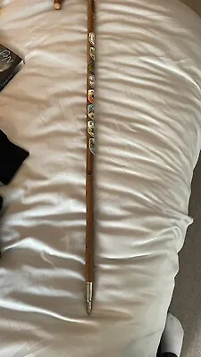 Vintage Walking Stick With Badges Interlaken • £60