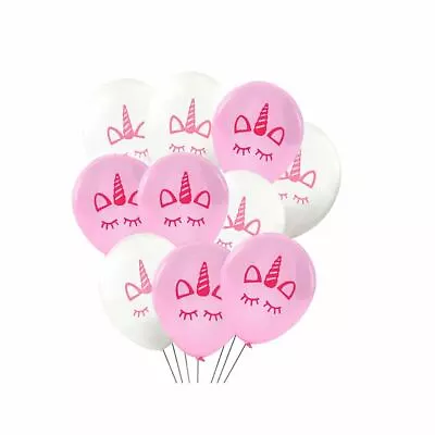 Unicorn 10  12  Latex Balloons Confetti Girls Party Unicorn Magical Balloon UK • £2.45