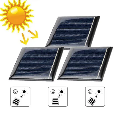1-10X Polycrystalline Solar Panel Cell 2V 130mA Square DIY For Garden LED Light • $4.43