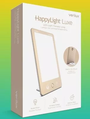 Verilux HappyLight Luxe Light Therapy Lamp | Champaign GOLD • $67.15