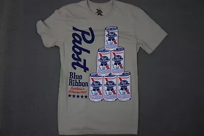 Pabst Blue Ribbon Beer Can Men's Short Sleeve Graphic T-Shirt Size Small • $4.76