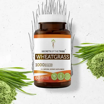 $28.92 • Buy Secrets Of The Tribe Wheatgrass Capsules,500 Mg 