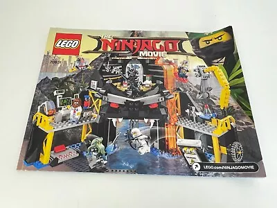 LEGO - Ninjago Movie -  Garmadon's Volcano Lair - 70631 - INSTRUCTIONS ONLY • $8.26