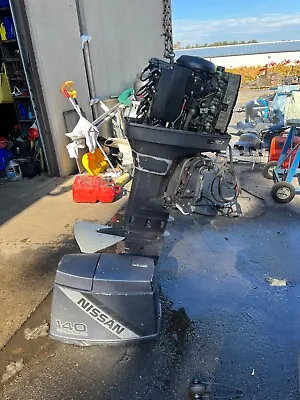 ~1994 Nissan 140 Hp Outboard Boat Motor Engine 25  2-Stroke Runs Well NS140A • $1500