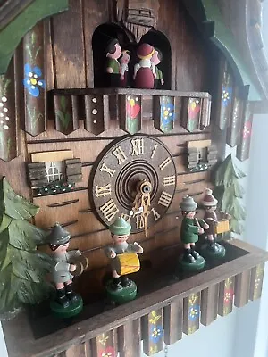 Cuckoo Clock 8 Day Edelweiss • $1600