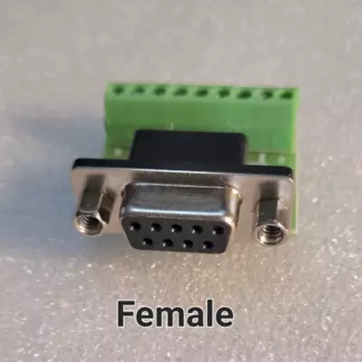 D-sub DB9 Breakout Board Connector 9 Pin 2 Row Male / Female RS232 Serial Port  • £5.75