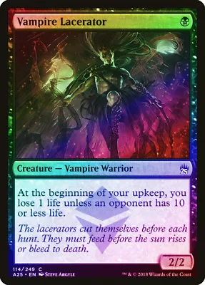 Vampire Lacerator FOIL Masters 25 NM Black Common MAGIC MTG CARD ABUGames • $1.19