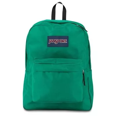 JanSport SurperBreak Plus Backpack Laptop CompartmentGrass Green • $25.99