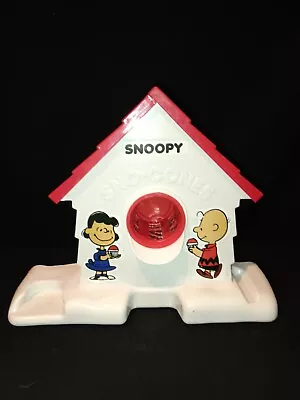 The Original Snoopy Snow Cone Sno-Cone Machine Maker Peanuts Vintage Toy V2 • $18.80