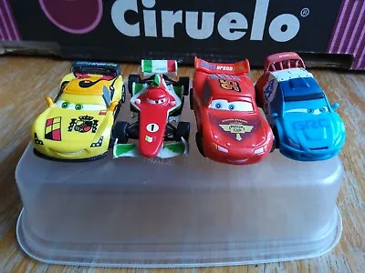 Bully Cars 2 Cake Toppers Lightning McQueen Francesco Bernoulli Raoul Miguel • £10