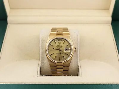 1978 Rolex Day-Date Oysterquartz 19018 Champagne Dial 18kt President 36mm • $11950
