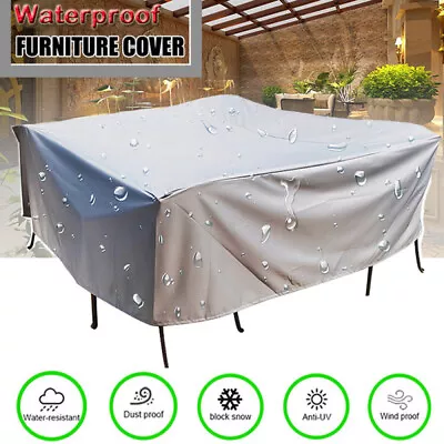 Waterproof Outdoor Furniture Cover Garden Patio Rain UV Sofa Table Protector New • $23.59