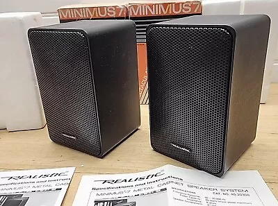 Realistic Minimus 7 Speakers • $350
