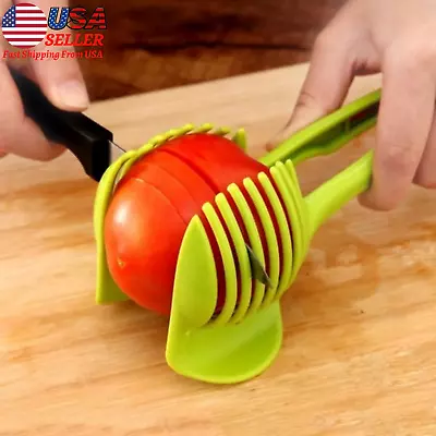 Fruit Vegetable Cutter Tomato Potato Lemon Slicer For Kitchen Gadgets Tools • $3.99