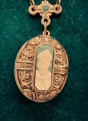 VATICAN LIBRARY COLLECTION 30  ST. PATRICK LOCKET NECKLACE W/Box • $39