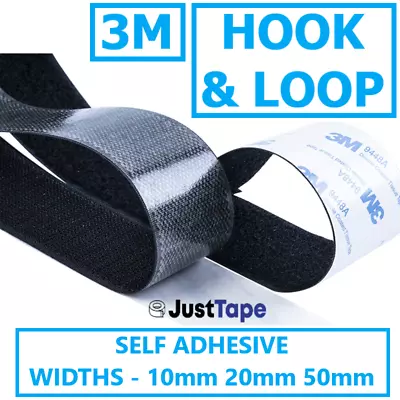 3M Hook & Loop Tape Adhesive With 3M 9448A Backing Tape Hook And Loop Heavy Duty • £99.95