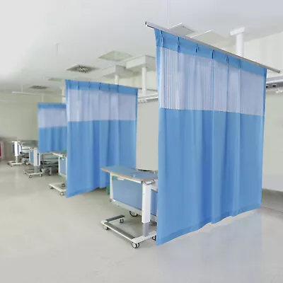 Curtain With Flat Hooks For Hospital Medical Clinic SPA Lab Cubicle Curtain Best • $49