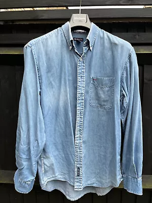 GANT Light Weight Denim Mens Shirt Size L • £19.99