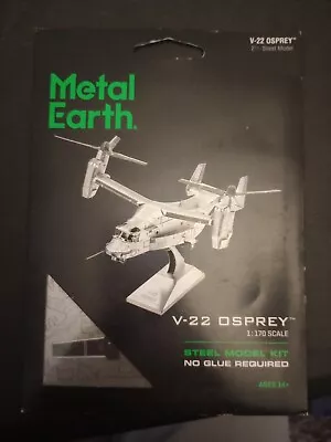$13.99 • Buy Fascinations Metal Earth V-22 OSPREY Aircraft 3D Laser Cut Steel DIY Model Kit