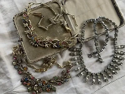 £12.99 • Buy Lovely Job Lot Vintage 1950s/60s Crystal Costume Jewellery