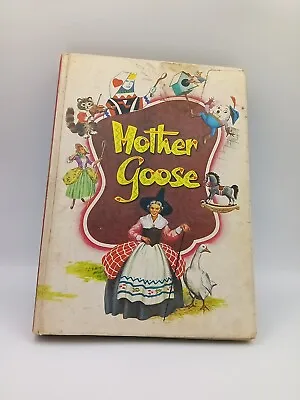 Vintage Mother Goose 1953 Nursery Rhyme Book Whitman Retro Nursery Decor 1672 • $14.99