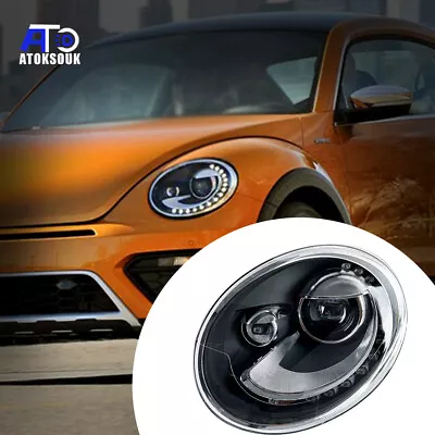 For VW Beetle 2013-2019 Headlight Assembly LED Projector LED DRL Replace Factory • $493