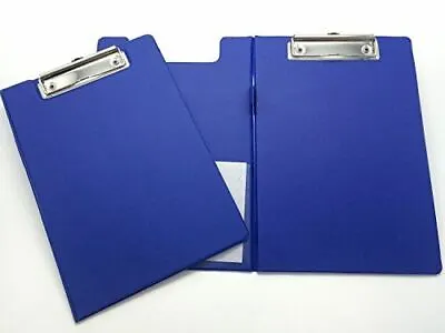 A5 Blue Foldover Clipboard With Pen Holder • £4.99