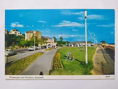 £2.99 • Buy Exmouth Promenade And Pavilion Devon Picture Postcard 1970's