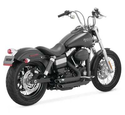 Vance & Hines Shortshots Staggered Full Exhaust System Black #47227 [10649] • $569.99