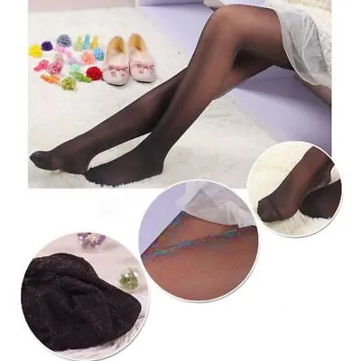 Fashion Anti-hook Silver Night Party Glitter Shiny Tights Pantyhose Stockings • £3.74