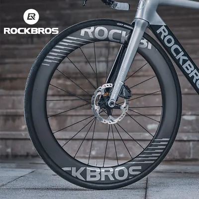 ROCKBROS Carbon Hub Wheels Road Bike Wheelset 700C 38/65mm Disc Brake Clincher • $689