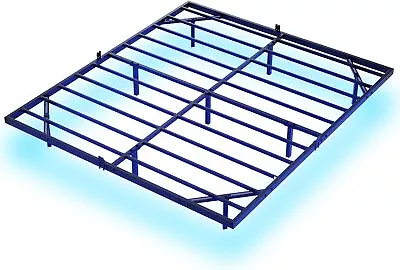 Floating Metal Platform Bed Frame With LED Lights Hidden Bed Legs Queen Size • $129.98