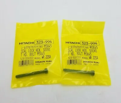 £8.26 • Buy 2PC Hitachi Koki 323-994 Seal Lock Hex Socket HD Bolt M5X45 WR22SA Impact Wrench