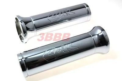 HONDA CBR600 900 929 954 1000RR F1 F2 F3 F4 F4i ENGRAVED HAND GRIPS Chrome • $19