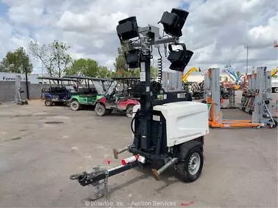 2018 Atlas Copco HILIGHT V5+ Towable Light Tower Generator Diesel Kubota Bidadoo • $24.99