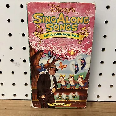 Disneys Sing Along Songs - Song Of The South: Zip-A-Dee-Doo-Dah (VHS 1993) • $4.95