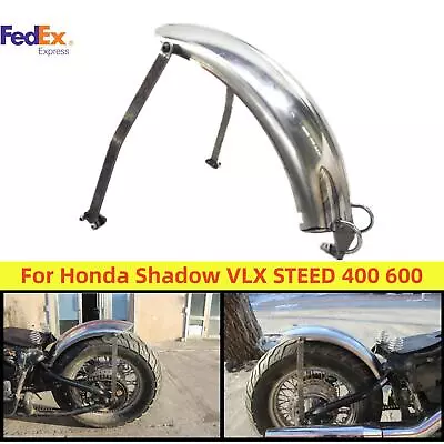 180MM Fits Honda Shadow VLX STEED 400 600 REAR FENDER Cover Modified Steel Plate • $116.51