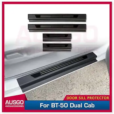 PRE-SALE For Mazda BT-50 Dual 2020+ Scuff Plate Door Sills Protector Cover Black • $79.99