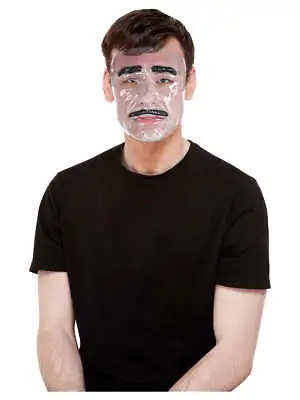 Adults The Purge Plastic Transparent Face Mask Mens Halloween Film Fancy Dress • $39.86