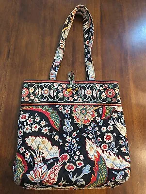 Vera Bradley Retired Paisley Versailles Tote - Tortoise Toggle Closure • $15