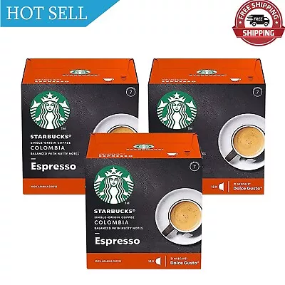 Nescafe Dolce Gusto Starbucks Colombia Espresso X 3 Boxes (36 Capsules) 36 Drink • $24.62