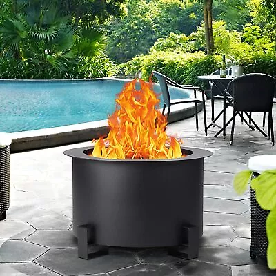 Smokeless Fire Pit Outdoor Wood Burning Large Portable Stove Bonfirefor Outside • $44.99