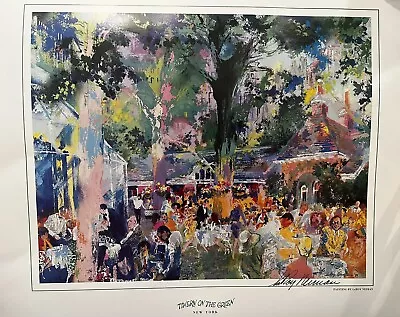 LeRoy Neiman  Tavern On The Green  Signed Art Lithograph New York Central Park • $150