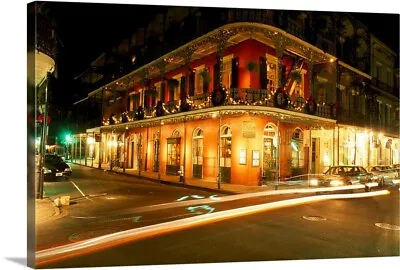 French Quarter At Night New Orleans Canvas Wall Art Print New Orleans Home • $89.99