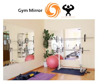 £48.95 • Buy Gym Mirror Acrylic Mirror Sheet Safety Wall Panel Home Gym Dance Studio 3 Sizes