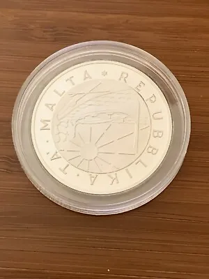 1981 Malta 5 Lira Silver (.925) Proof Coin - International Year Of The Child • $45